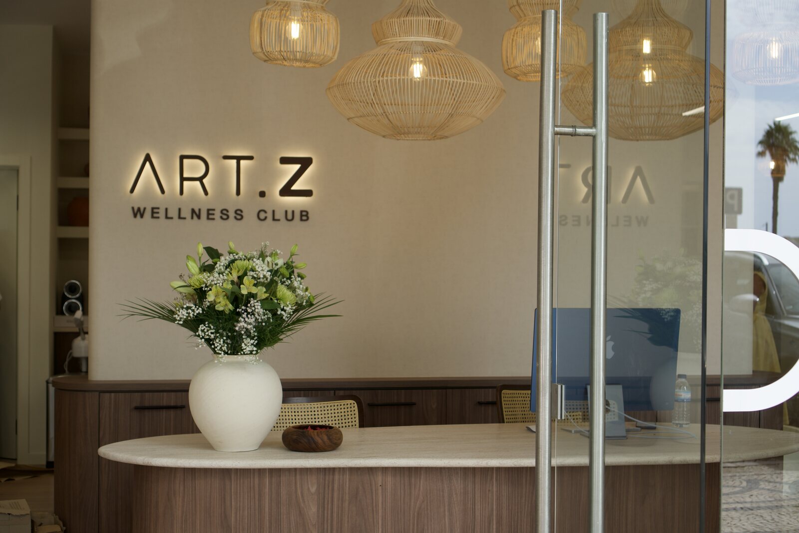 Receção do Art.Z Wellness Club, no Estoril